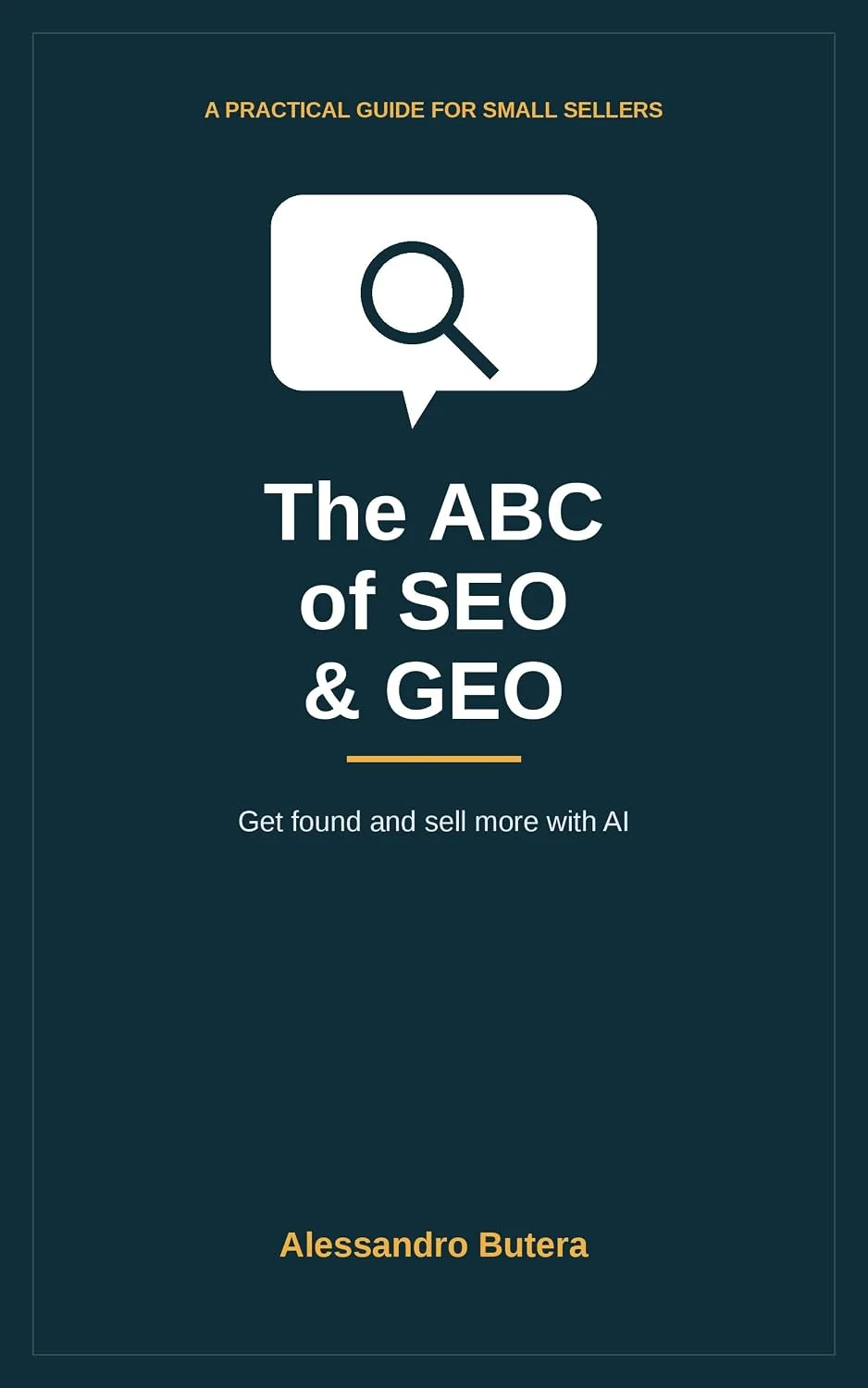 English cover of The ABC of SEO & GEO by Alessandro Butera